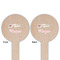 Tribal Arrows Wooden 6" Food Pick - Round - Double Sided - Front & Back