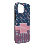 Tribal Arrows iPhone Case - Rubber Lined - iPhone 13 Pro Max (Personalized)