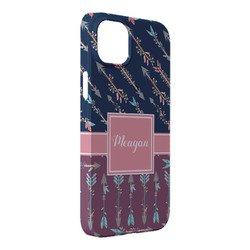 Tribal Arrows iPhone Case - Plastic - iPhone 14 Plus (Personalized)