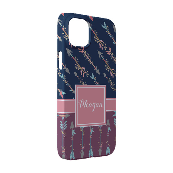 Custom Tribal Arrows iPhone Case - Plastic - iPhone 14 Pro (Personalized)