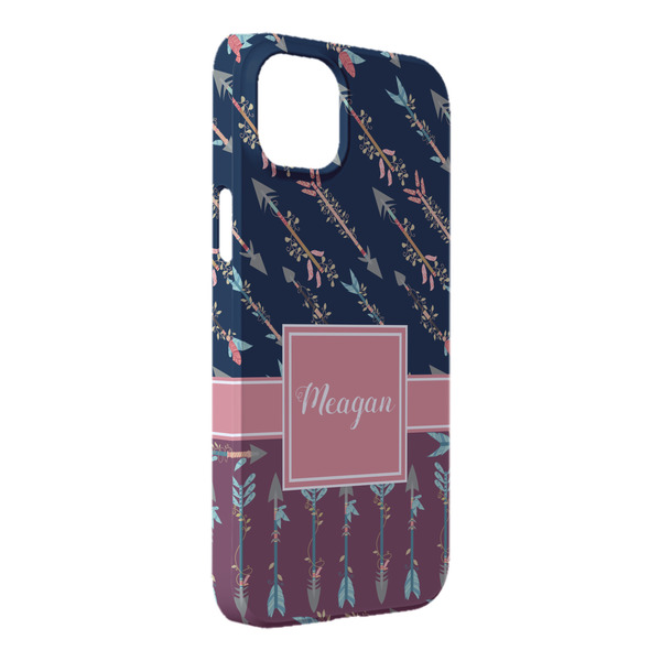 Custom Tribal Arrows iPhone Case - Plastic - iPhone 14 Pro Max (Personalized)