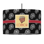 Movie Theater 12" Drum Pendant Lamp - Fabric (Personalized)