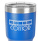 Movie Theater 30 oz Stainless Steel Ringneck Tumbler - Blue - Close Up