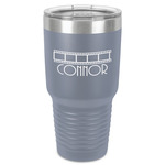 Movie Theater 30 oz Stainless Steel Tumbler - Grey - Single-Sided (Personalized)