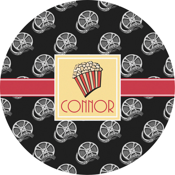 Custom Movie Theater Multipurpose Round Labels - 5" (Personalized)