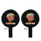 Movie Theater Black Plastic 7" Stir Stick - Double Sided - Round - Front & Back