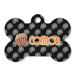 Movie Theater Bone Shaped Dog ID Tag - Large (Personalized)