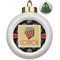 Movie Theater Ceramic Christmas Ornament - Xmas Tree (Front View)