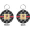 Movie Theater Circle Keychain (Front + Back)