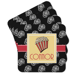 Movie Theater Cork Coaster - Set of 4 w/ Name or Text