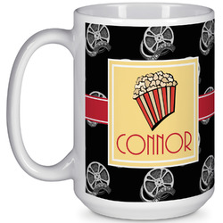 Movie Theater 15 Oz Coffee Mug - White (Personalized)