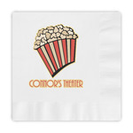 Movie Theater Embossed Decorative Napkins (Personalized)