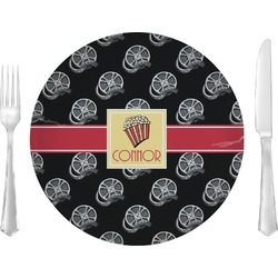 Movie Theater 10" Glass Lunch / Dinner Plates - Single or Set (Personalized)