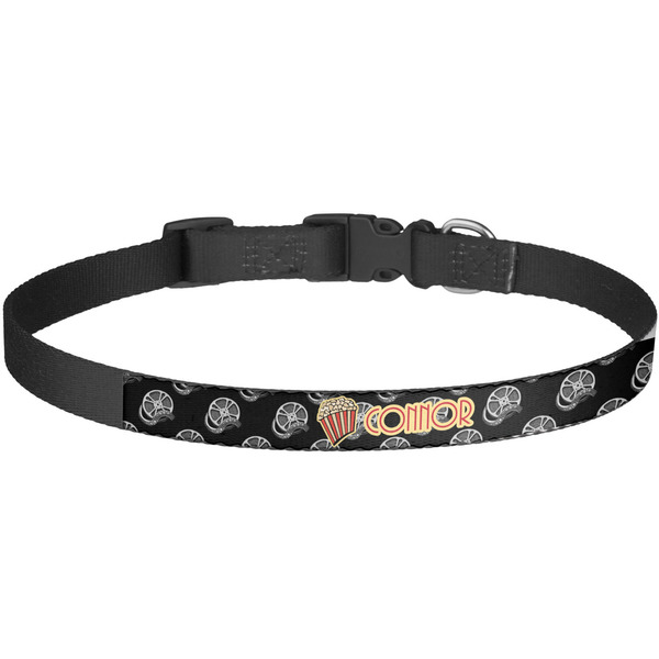 Custom Movie Theater Dog Collar - Large (Personalized)