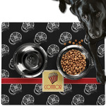 Movie Theater Dog Food Mat - Large w/ Name or Text