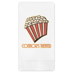 Movie Theater Guest Napkins - Full Color - Embossed Edge (Personalized)