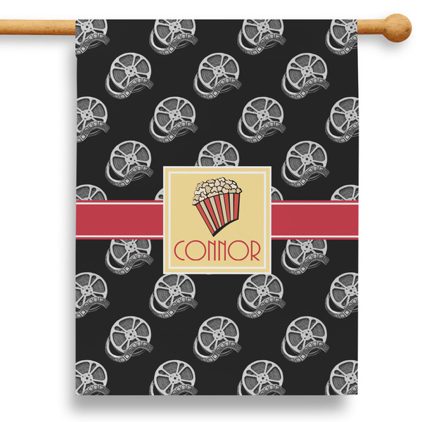 Custom Movie Theater 28" House Flag - Double Sided (Personalized)