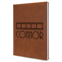 Movie Theater Leather Sketchbook - Large - Single Sided (Personalized)