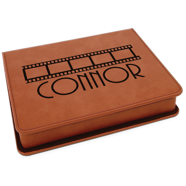 Custom Movie Theater Leatherette 4-Piece Wine Tool Set (Personalized)