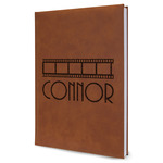 Movie Theater Leatherette Journal - Large - Single Sided (Personalized)