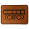 Movie Theater Leatherette Patches - Rectangle