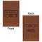 Movie Theater Leatherette Sketchbooks - Small - Double Sided - Front & Back View