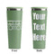 Movie Theater Light Green RTIC Everyday Tumbler - 28 oz. - Front and Back