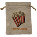 Movie Theater Burlap Gift Bag (Personalized)