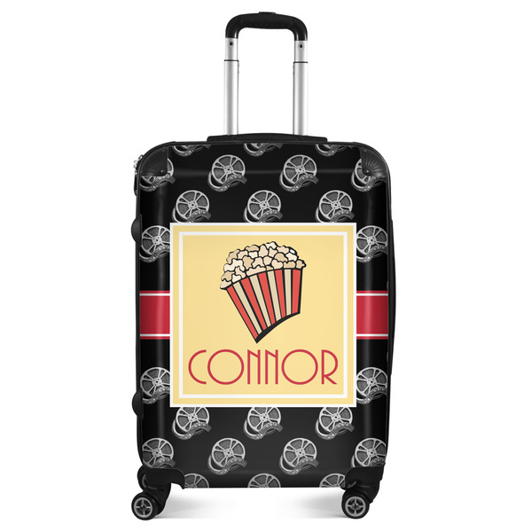 Custom Movie Theater Suitcase - 24" Medium - Checked (Personalized)