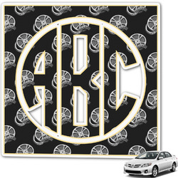 Movie Theater Monogram Car Decal (Personalized)