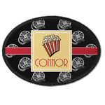 Movie Theater Iron On Oval Patch w/ Name or Text