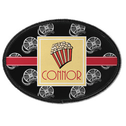 Movie Theater Iron On Oval Patch w/ Name or Text