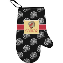 Movie Theater Right Oven Mitt w/ Name or Text