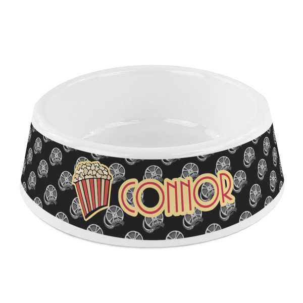 Custom Movie Theater Plastic Dog Bowl - Small (Personalized)