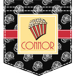 Movie Theater Iron On Faux Pocket (Personalized)