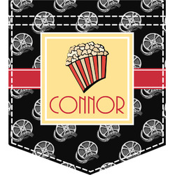 Movie Theater Iron On Faux Pocket (Personalized)