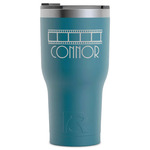 Movie Theater RTIC Tumbler - Dark Teal - Laser Engraved - Single-Sided (Personalized)