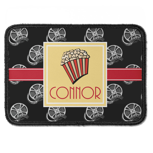 Custom Movie Theater Iron On Rectangle Patch w/ Name or Text