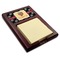 Movie Theater Red Mahogany Sticky Note Holder - Angle