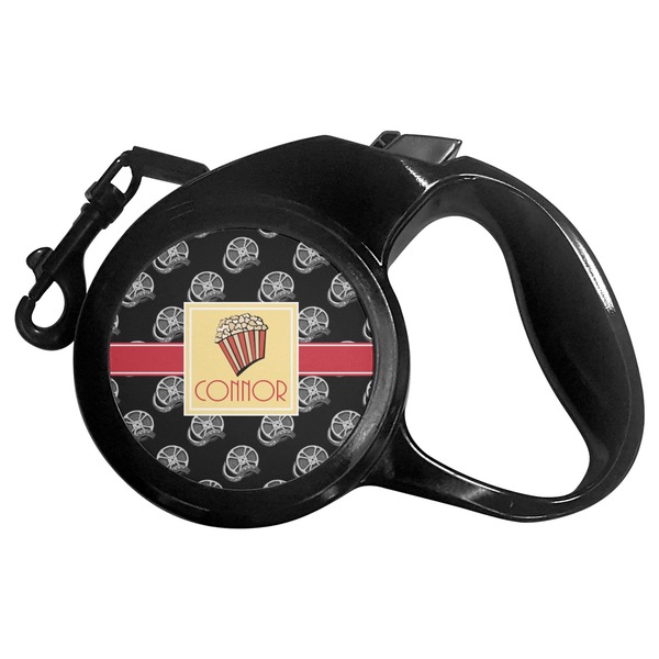 Custom Movie Theater Retractable Dog Leash - Medium (Personalized)