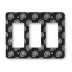 Movie Theater Rocker Style Light Switch Cover - Three Switch