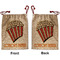 Movie Theater Santa Bag - Front and Back