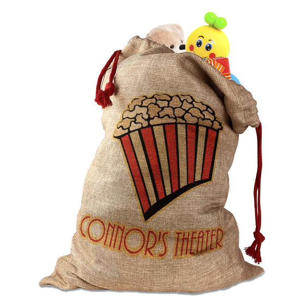 Custom Movie Theater Santa Sack (Personalized)