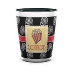 Movie Theater Ceramic Shot Glass - 1.5 oz - Two Tone - Set of 4 (Personalized)