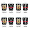 Movie Theater Shot Glassess - Two Tone - Set of 4 - APPROVAL