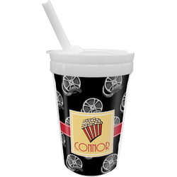 Movie Theater Sippy Cup with Straw (Personalized)