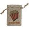 Movie Theater Small Burlap Gift Bag - Front