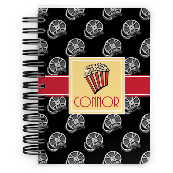 Custom Movie Theater Spiral Notebook - 5x7 w/ Name or Text