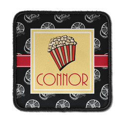 Movie Theater Iron On Square Patch w/ Name or Text