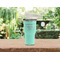 Movie Theater Teal RTIC Tumbler Lifestyle (Front)